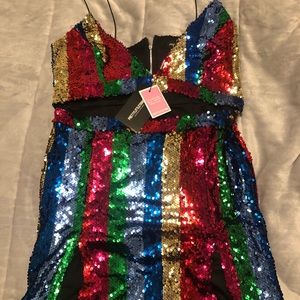 Sequin pretty little thing dress